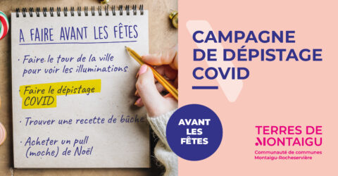 Image campagne de dépistage Covid-19 Décembre 2020 Terres de Montaigu