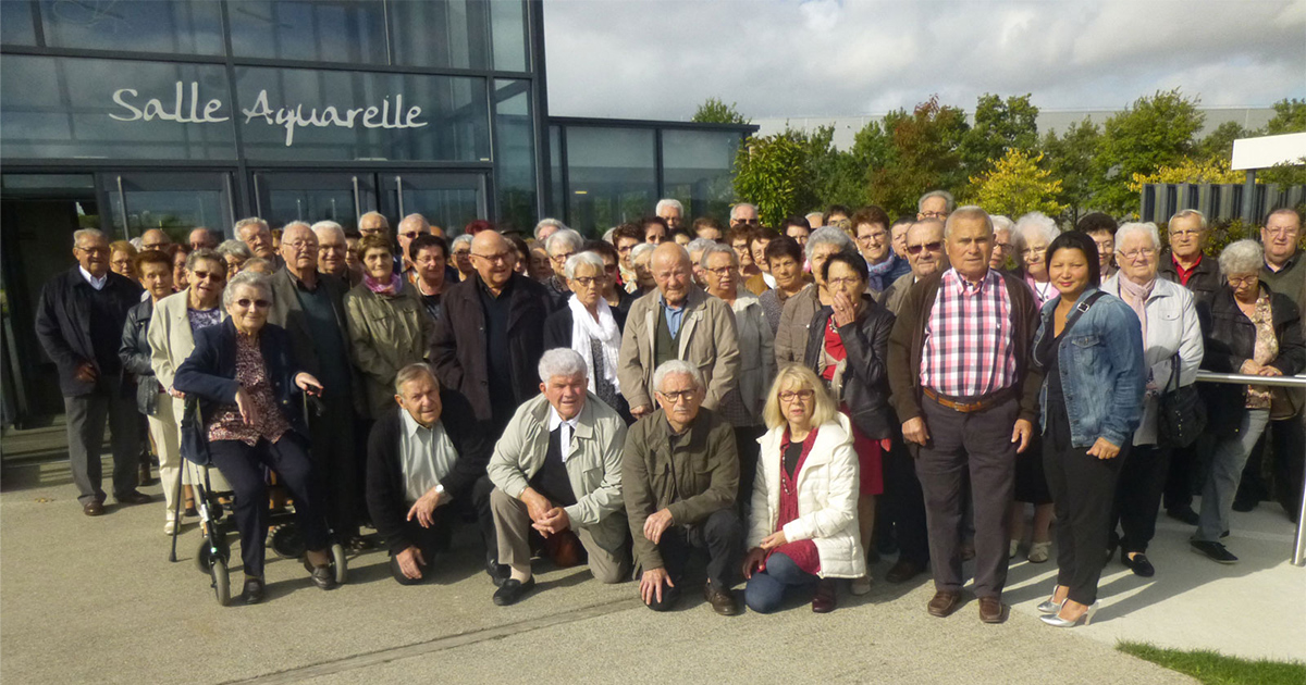 Photo de groupe du Club Sourire d'Automne de L'Herbergement